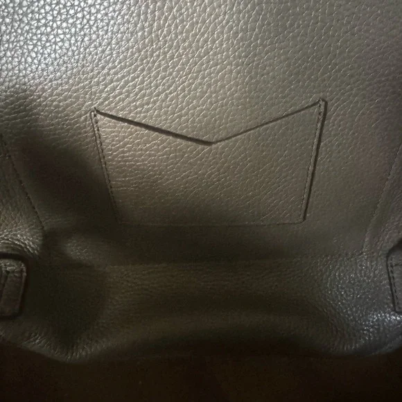 Michael Kors Pebbled Leather Brown/Tan Backpack-EUC - Picture 7 of 10